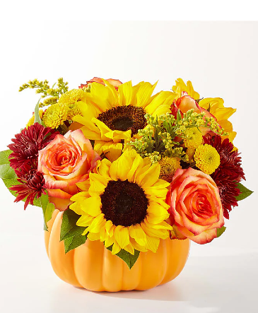 PUMPKIN PATCH ARRANGEMENT ARRANGEMENTS in Elyria, OH | PUFFER'S FLORAL SHOPPE, INC.