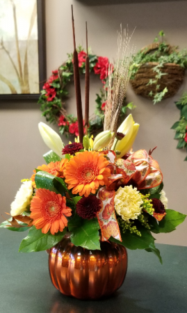 Pumpkin Patch arrangement Thanksgiving Arrangement