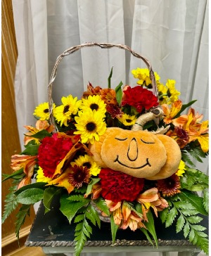 PUMPKIN PATCH BASKET ARRANGEMENT