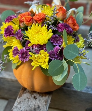 Pumpkin Patch Fall Floral Arrangement in Chippewa Falls, WI | Eevy Ivy Over Flowers Framing And Gifts Pumpkin Patch Fall Floral Arrangement in Chippewa Falls, WI | Eevy Ivy Over Flowers Framing And Gifts