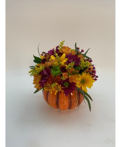 Pumpkin Patch Flower Arrangement