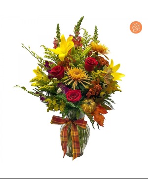Pumpkin Patch Flower Arrangement