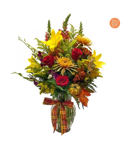 Pumpkin Patch Flower Arrangement