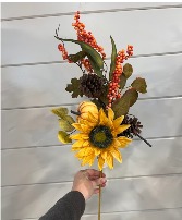 Pumpkin Patch Stem fall silk stem