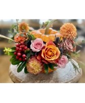 Pumpkin Petals Holiday Centerpiece