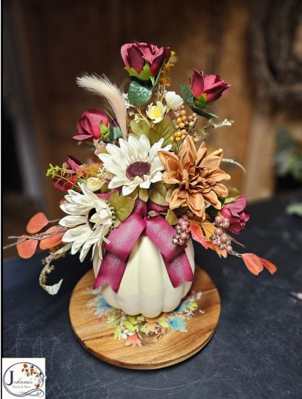 Pumpkin Silk Centerpiece 