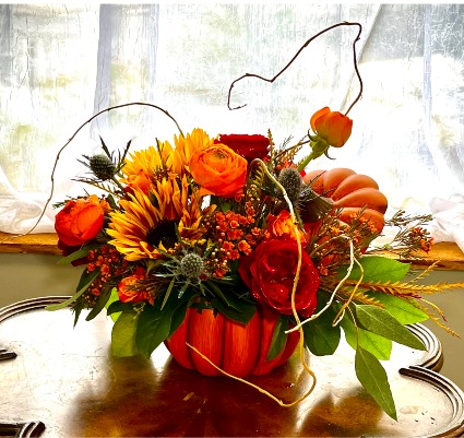 Pumpkin Spice Ceramic Arrangement