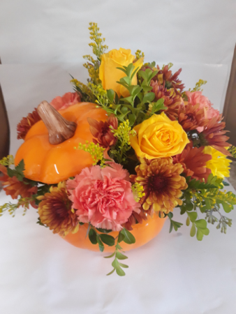 Pumpkin Spice ceramic Container