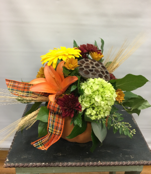 Pumpkin Spice  Floral Arrangement