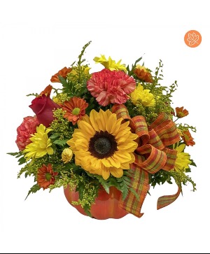 Pumpkin Spice Flower Arrangement