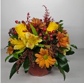 Pumpkin Spice Flower Arrangement