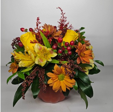 Pumpkin Spice Flower Arrangement in Kamloops, BC | Lily Lane Florals