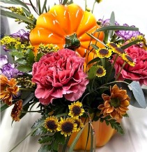 Pumpkin Spice Garden Seasonal Arrangement