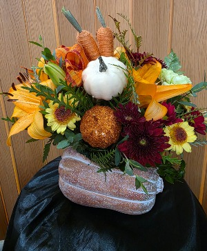 Pumpkin Spice  Holiday Florals 