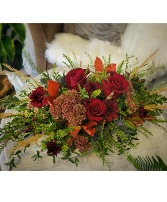 Pumpkin Spice, Spice Baby Table Arrangement in Airdrie, Alberta | Flower Whispers