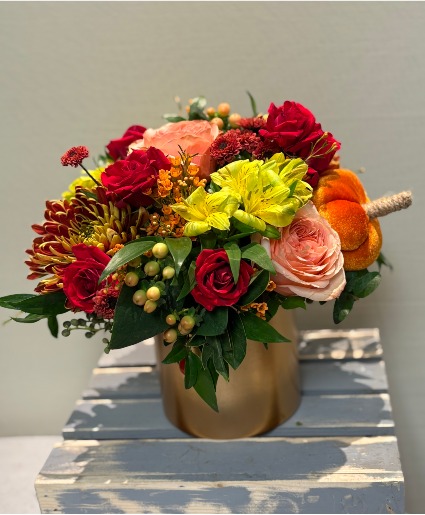 Pumpkin Spice  Table Top Arrangement 