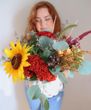 Pumpkin Spice Vase Arrangement  in Trenton, ON | Designs by Alexis Rose