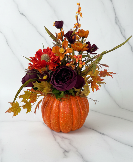 Pumpkin with Silks  Seasonal