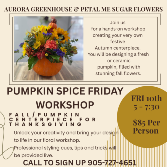 Pumpkin workshop 