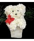 Puppy Love Dog Floral Design 