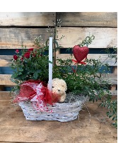 Puppy Love Rose & Jasmine Plant Basket plant basket