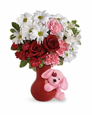Puppy Love vase