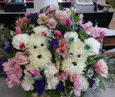 K9 Love Fresh Floral Basket