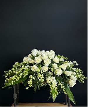 Pure Elegance Casket Spray