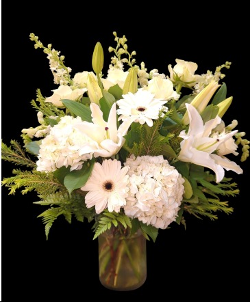 Pure Elegance Vase Arrangement in Fairfield, CA | TERESITA FLORAL CREATIONS