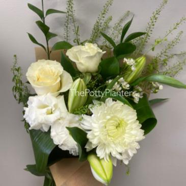 Pure Goddess Hand tied bouquet in Etobicoke, ON | THE POTTY PLANTER FLORIST