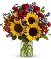 Pure Happiness Sunflower Mixed Arrangement