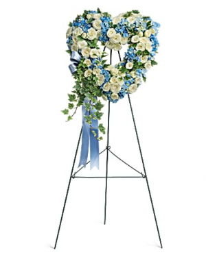 Pure Heart Funeral Wreath