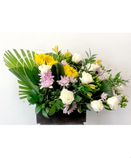 pure love sunflower & roses