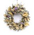 PURE NATURAL DRIED FLOWERS (2) WREATH  SIZE-30 CM