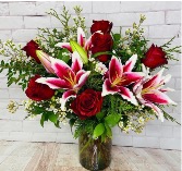 Pure Romance Lily and roses