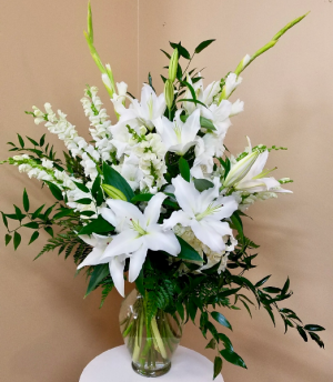 Pure Serenity in Springfield, IL | FLOWERS BY MARY LOU INC Pure Serenity in Springfield, IL | FLOWERS BY MARY LOU INC