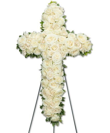 Pure Serenity Cross Sympathy Arrangement