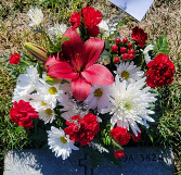 Pure Spirit Gravesite Arrangement  Grave Site Flowers 