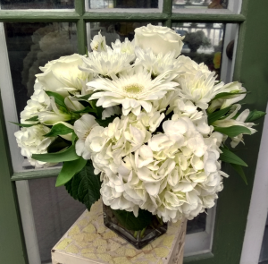 Pure White Vase Arrangement