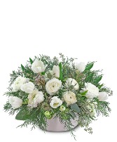 Pure Winter Bliss Flower Arrangement