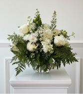 Purely Blanc  White Playa Blanca Garden Rose Arrangement 