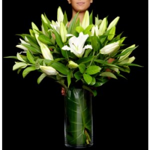 Lilies in a vase