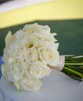 Purely White Bridal Bouquet
