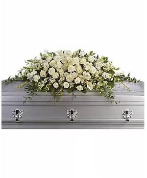 Purity and Peace Casket Spray