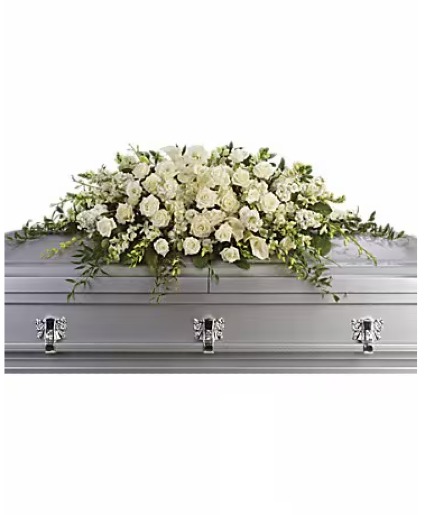 Purity and Peace Casket Spray