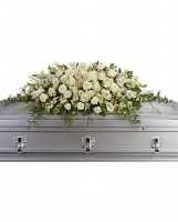 Purity and Peace Casket Spray Casket Spray