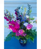 Purple and Blue Explosion  