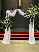 The Flowered Embrace Arch Floral Decor