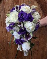 Purple And White Royalty Bouquet