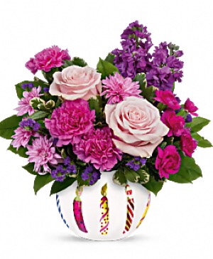Purple Birthday Bouquet 